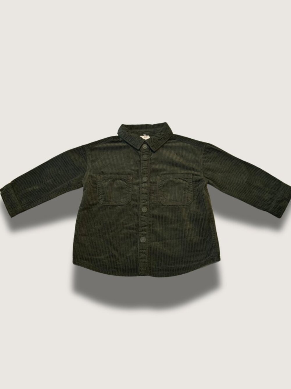 Vintage-Inspired H&M - Corduroy Long-Sleeve Polo